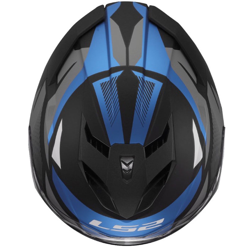 Integralhelm LS2 FF818 Storm III Komai schwarz-blau