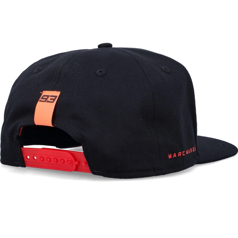 Ducati Marc Marquez Flat Cap 93 Rot Rechtecke Schwarz