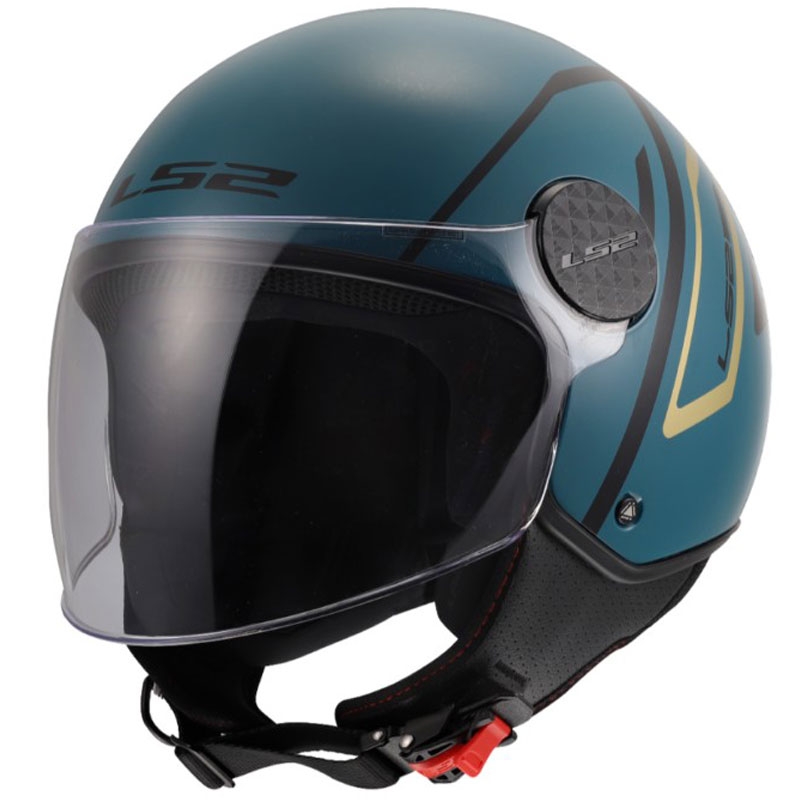 Offener Motorradhelm LS2 OF558 Sphere Lux II Minimum dunkelblaugrün