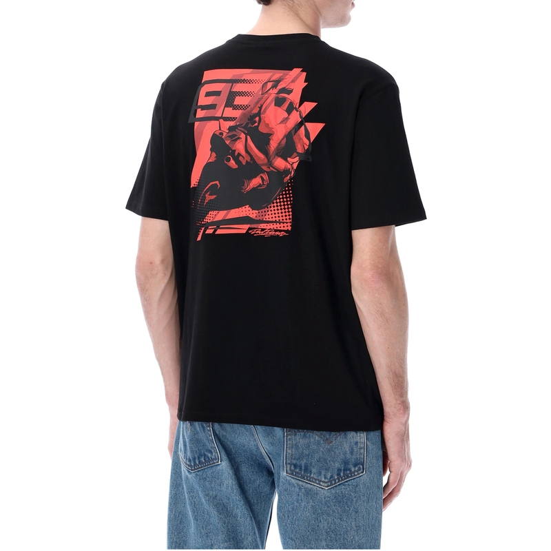 Ducati Marc Marquez Man 93 Look Back T-Shirt schwarz