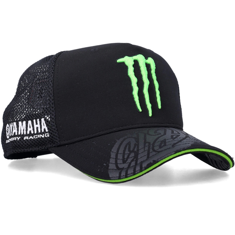 Yamaha Monster Fabio Quartararo Sponsorenkappe schwarz
