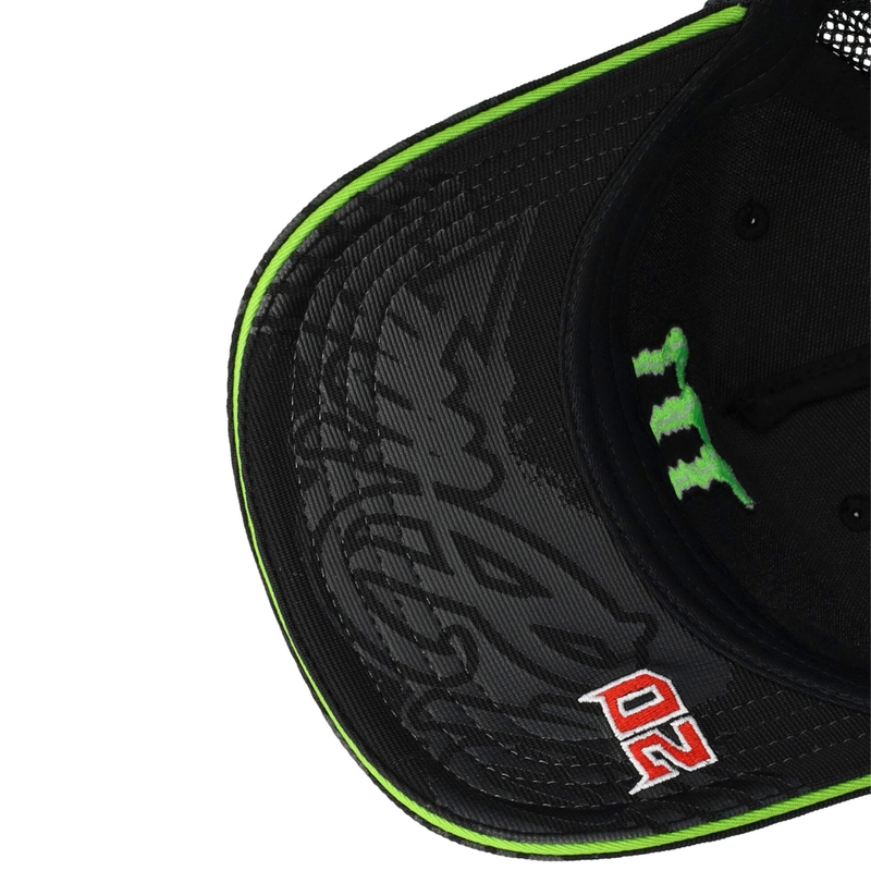 Yamaha Monster Fabio Quartararo Sponsorenkappe schwarz