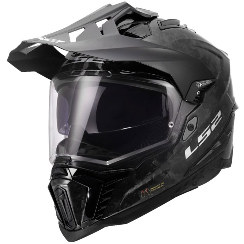 Enduro helma LS2 MX701 Explorer C Forged lesklá karbonová