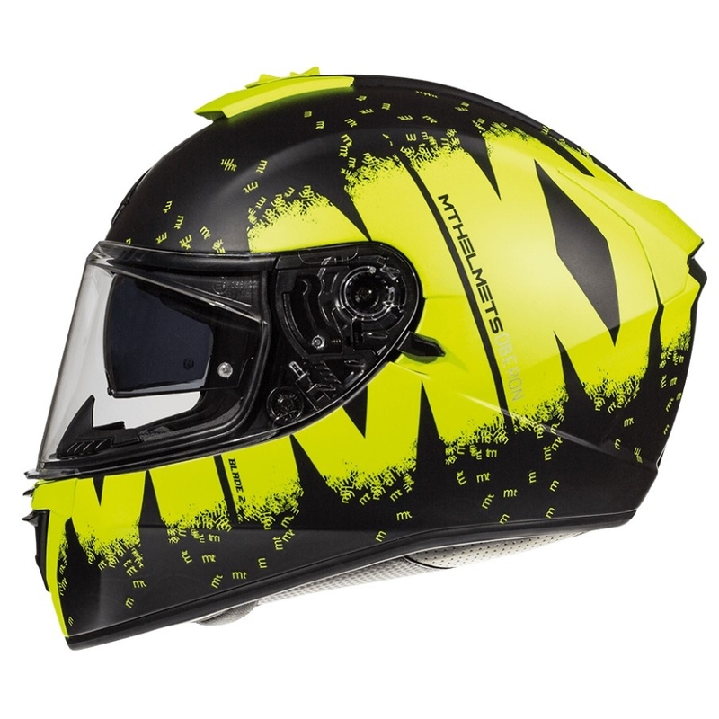 MT Blade 2 SV Oberon schwarz-fluo gelb integral Motorradhelm Ausverkauf