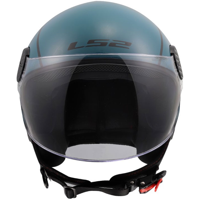 Offener Motorradhelm LS2 OF558 Sphere Lux II Minimum dunkelblaugrün
