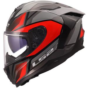 Integralhelm LS2 FF817 Challenger II Viper, glänzend grau-rot