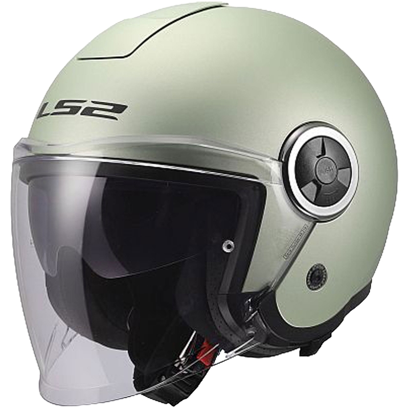 Offener Motorradhelm LS2 OF620 Classy Solid matt grau-komet