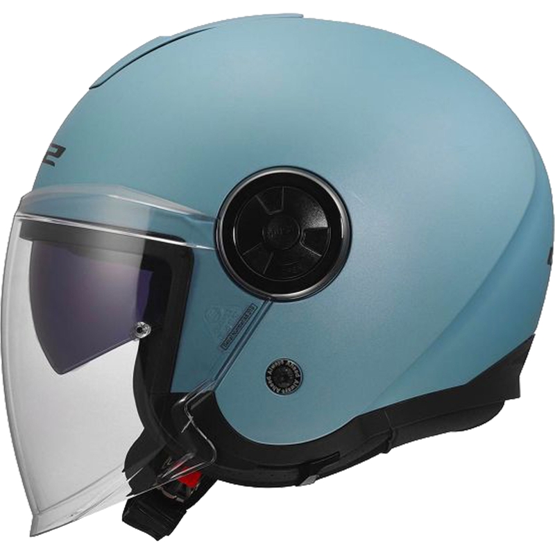 Offener Motorradhelm LS2 OF620 Classy Solid, mattes Perlblau