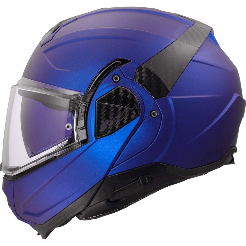 Klappbarer Motorradhelm LS2 FF910 Advant II, Uni-Matt-Marineblau