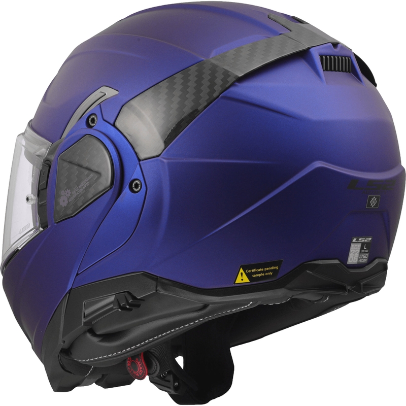 Klappbarer Motorradhelm LS2 FF910 Advant II, Uni-Matt-Marineblau