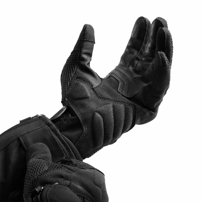 Rebelhorn Core Motorradhandschuhe, schwarz-grau-fluoreszierend gelb