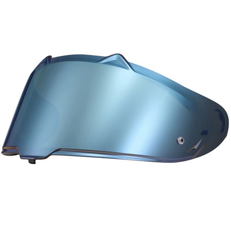 Visier für Motorradhelme LS2 FF807, verspiegelt blau