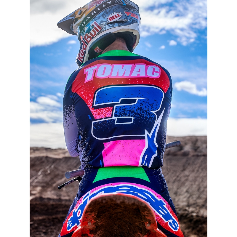 Alpinestars Supertech Limited Edition Records Motocross-Trikot – Grau