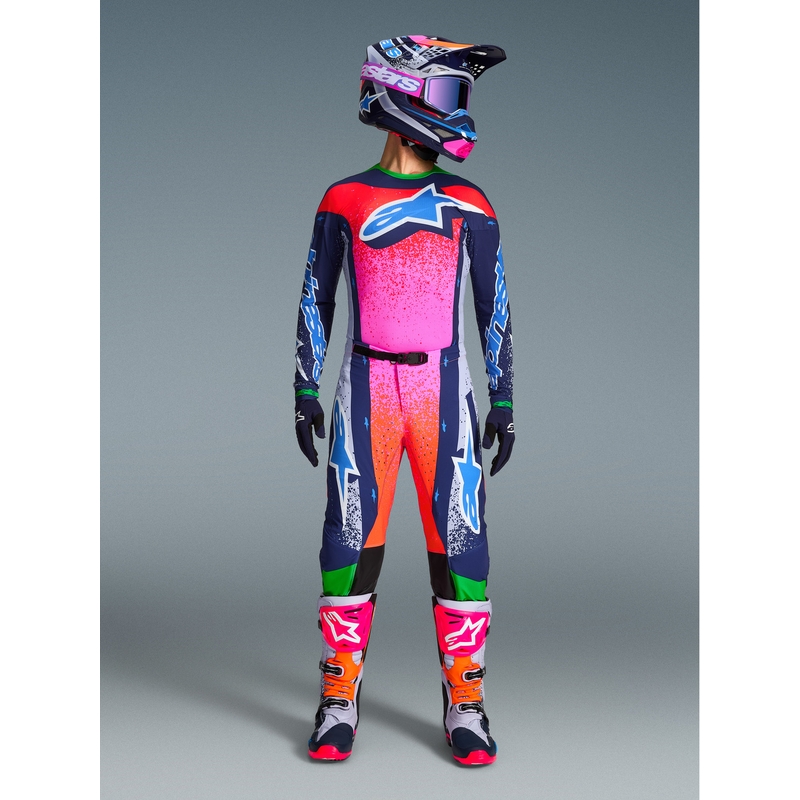 Alpinestars Supertech Limited Edition Records Motocross-Trikot – Grau