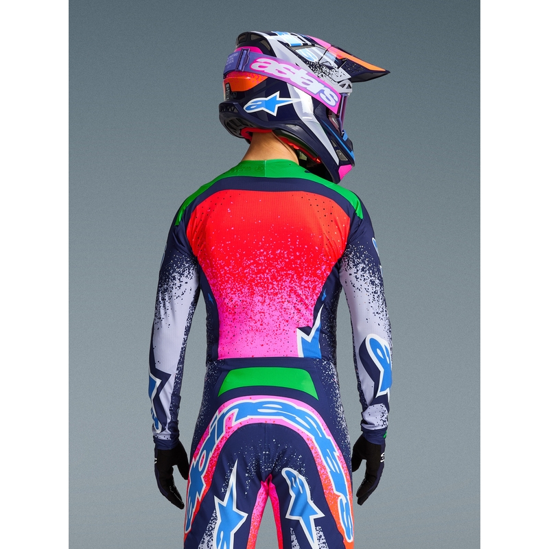 Alpinestars Supertech Limited Edition Records Motocross-Trikot – Grau