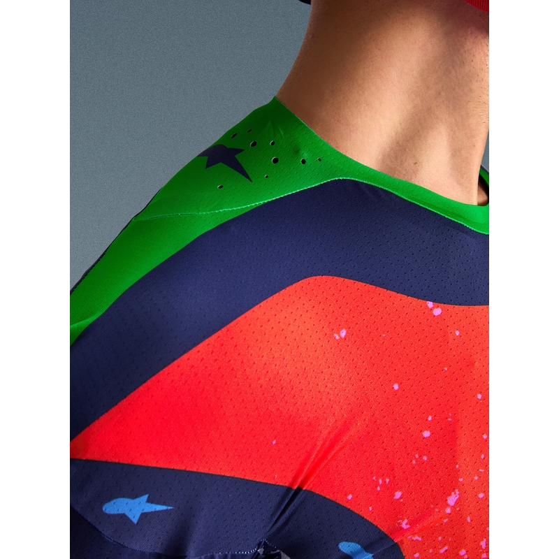 Alpinestars Supertech Limited Edition Records Motocross-Trikot – Grau