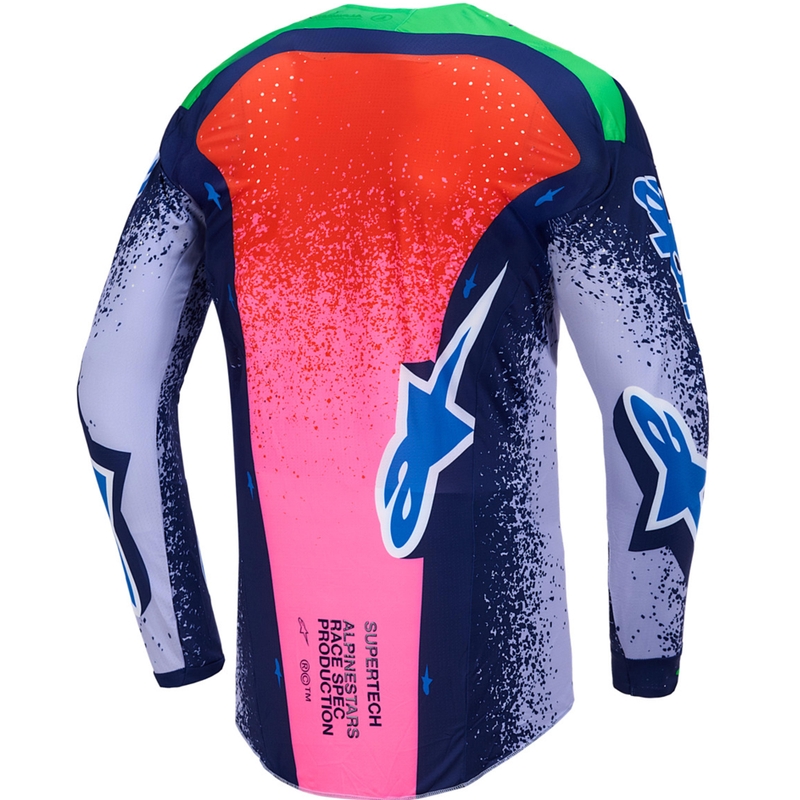 Alpinestars Supertech Limited Edition Records Motocross-Trikot – Grau