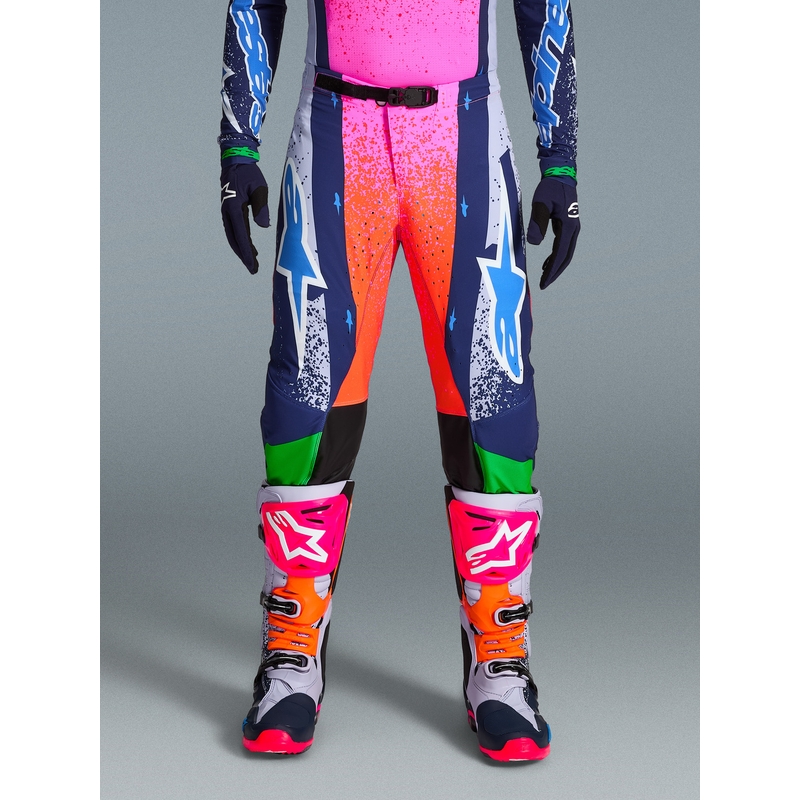 Alpinestars Supertech Limited Edition Records Motocross-Hose Grau