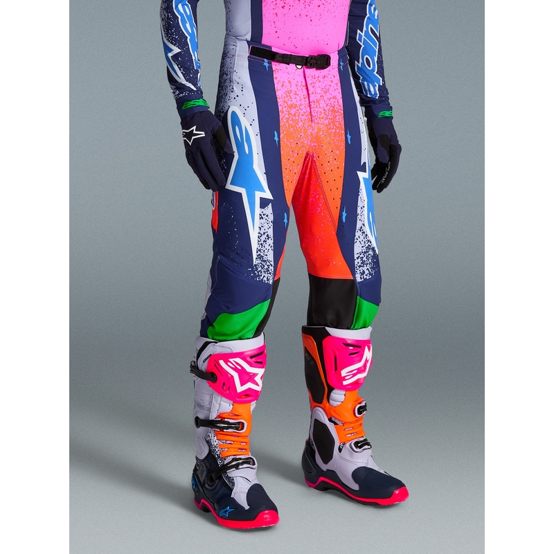 Alpinestars Supertech Limited Edition Records Motocross-Hose Grau