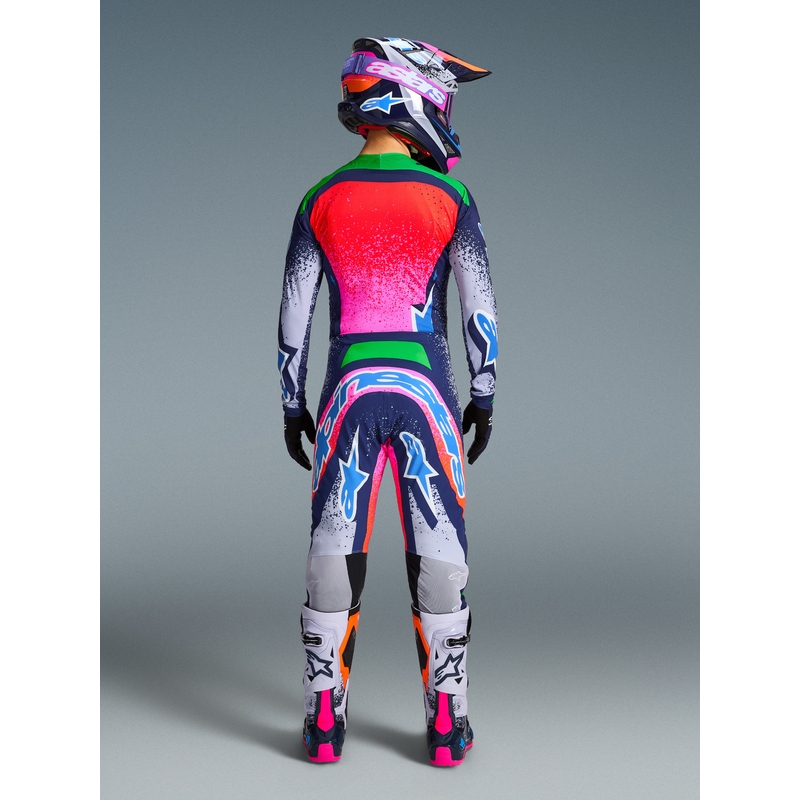 Alpinestars Supertech Limited Edition Records Motocross-Hose Grau