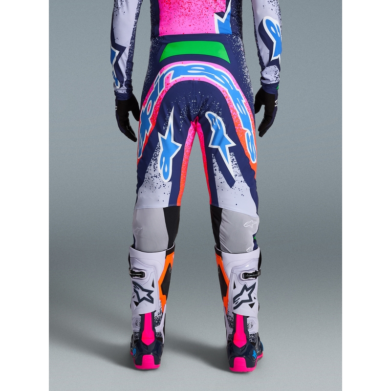 Alpinestars Supertech Limited Edition Records Motocross-Hose Grau