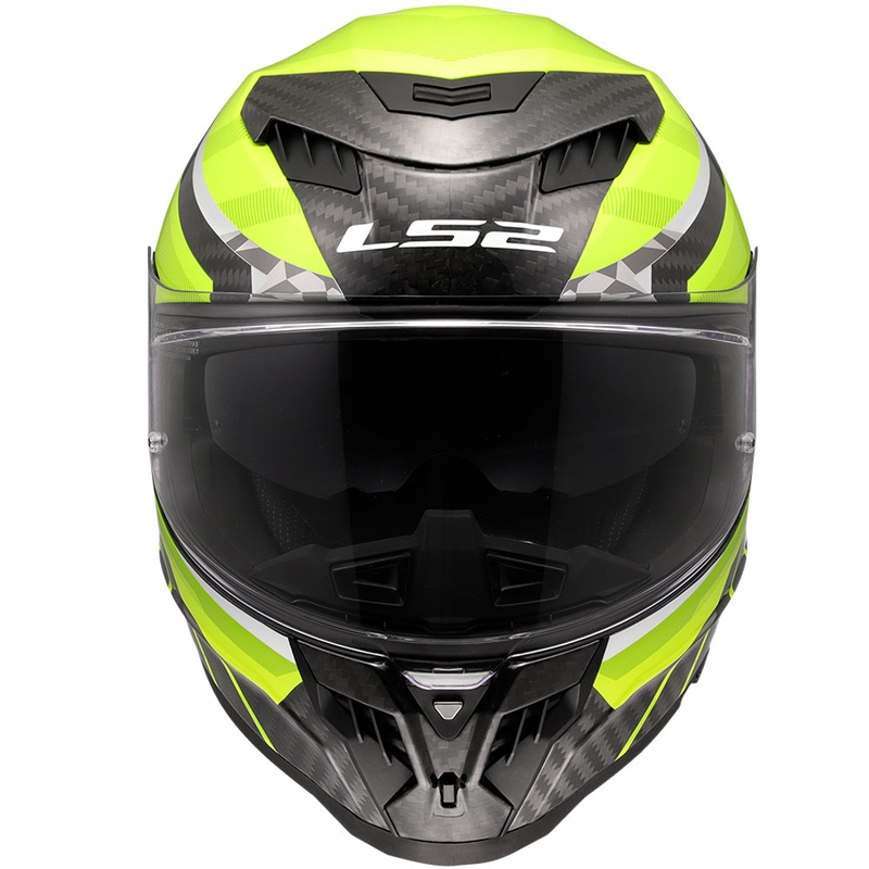 Integralhelm Motorrad LS2 FF807 Dragon Trax fluo gelb