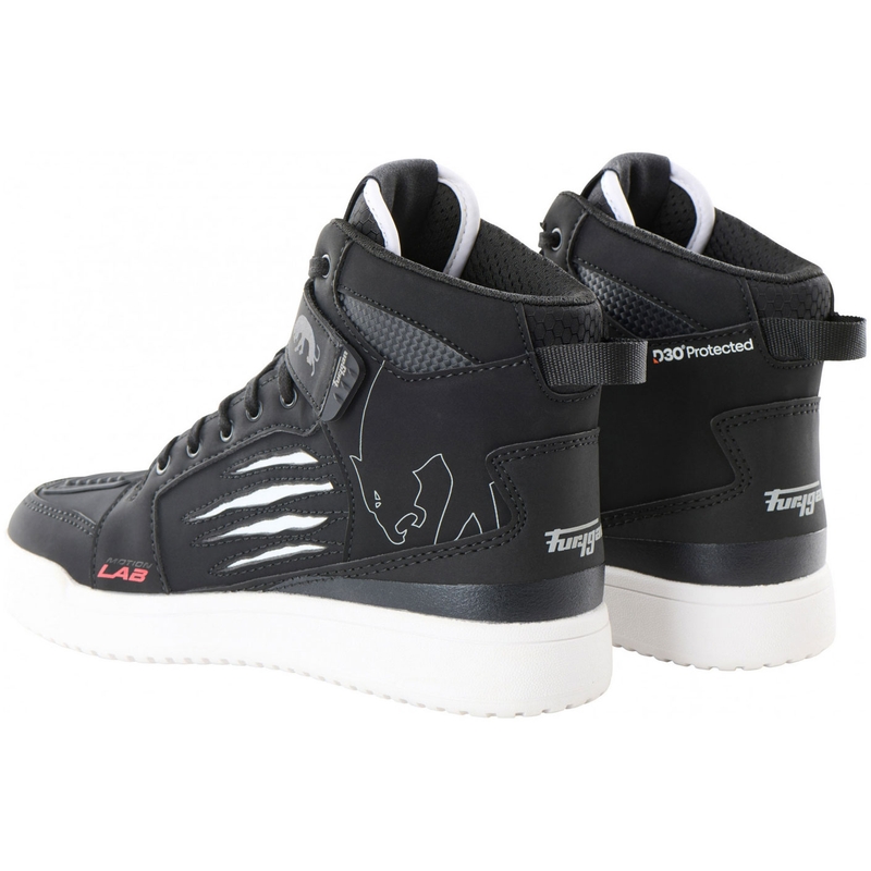 Furygan Tarmac D3O® Motorradstiefel schwarz-weiß