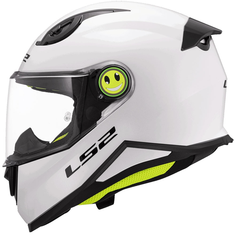 Kinder-Integralhelm LS2 FF812, glänzend weiß