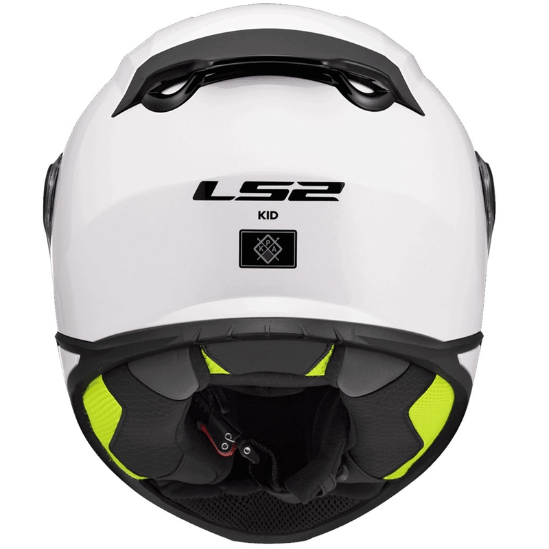 Kinder-Integralhelm LS2 FF812, glänzend weiß