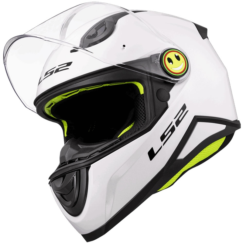 Kinder-Integralhelm LS2 FF812, glänzend weiß