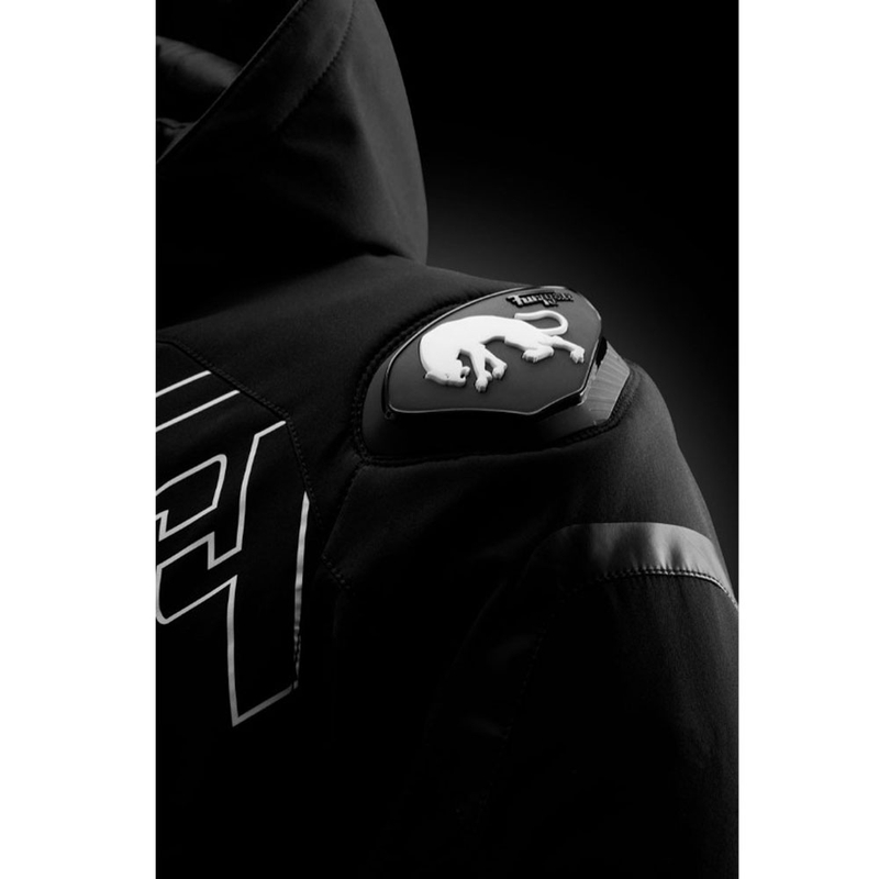 Furygan Sektor Roadster Evo Motorradjacke schwarz-weiß-rot
