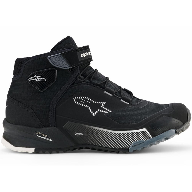 Alpinestars Stella CR-X Drystar Damen-Motorradstiefel schwarz-grau-weiß