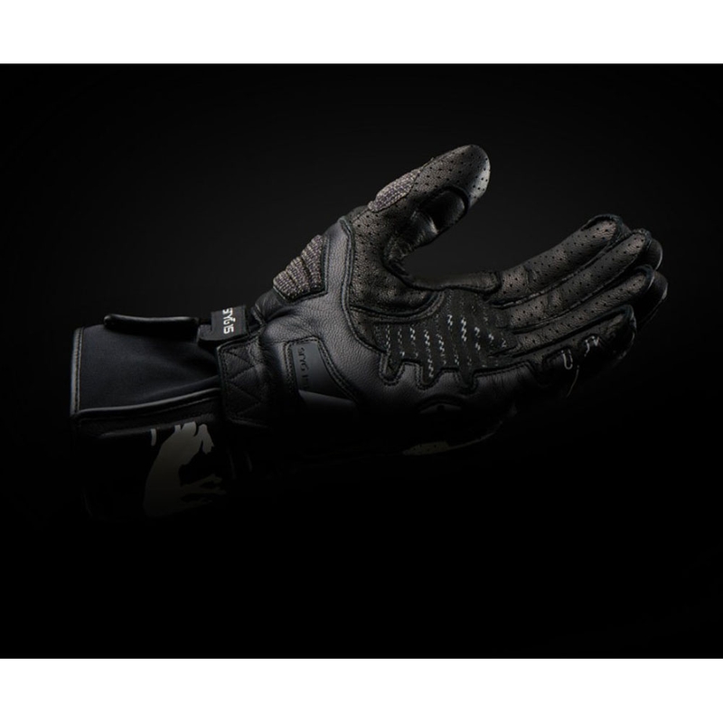 Furygan STYG 15 Belüftete Motorradhandschuhe schwarz-weiß