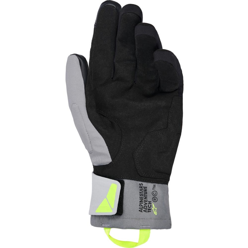 Alpinestars XT-3 Drystar Isolierte Motorradhandschuhe Schwarz-Dunkelgrau-Hellgrau-Gelb