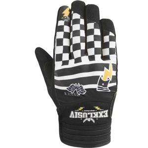 NOX Exklusiv Airflow Tracker Motorradhandschuhe schwarz-weiß