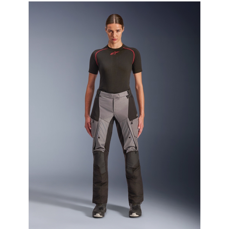 Alpinestars Stella Andes V4 Drystar Damen-Motorradhose, schwarz-dunkelgrau