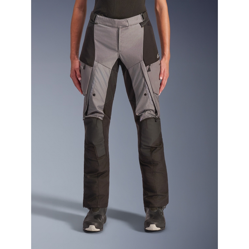 Alpinestars Stella Andes V4 Drystar Damen-Motorradhose, schwarz-dunkelgrau