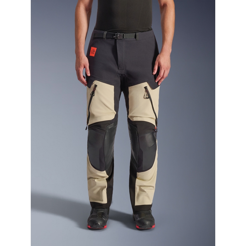 Alpinestars Halo PRO Drystar XF Motorradhose creme-schwarz-rot
