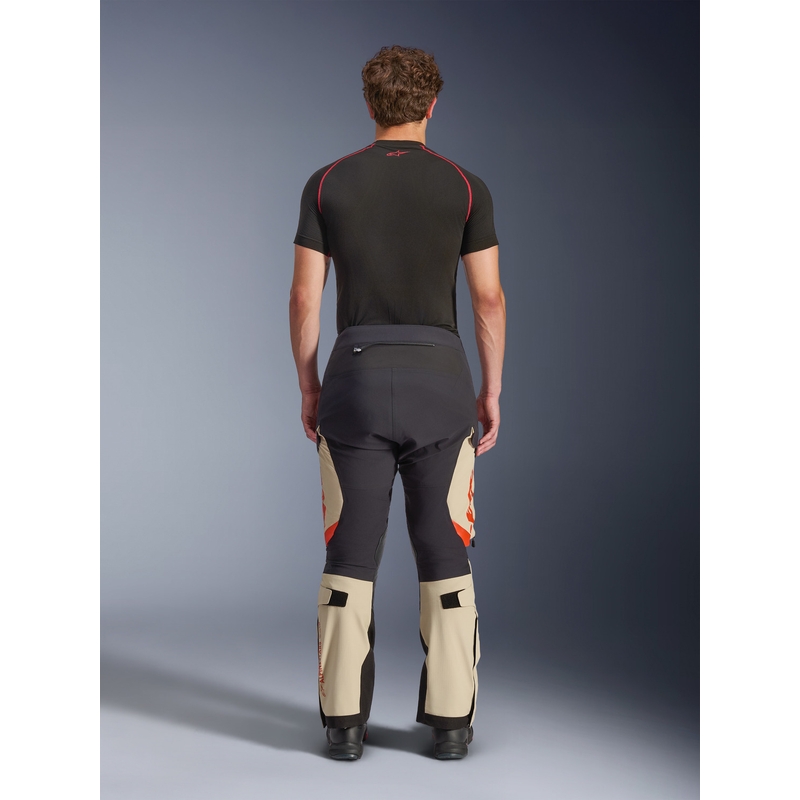 Alpinestars Halo PRO Drystar XF Motorradhose creme-schwarz-rot