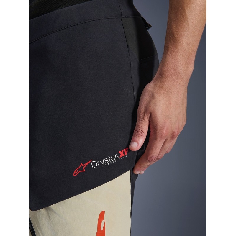 Alpinestars Halo PRO Drystar XF Motorradhose creme-schwarz-rot