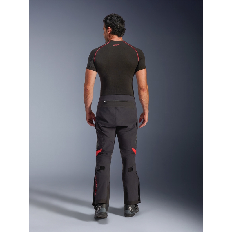 Alpinestars Halo PRO Drystar XF Motorradhose schwarz-dunkelgrau-rot