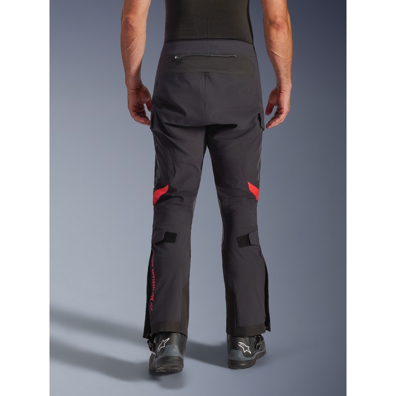 Alpinestars Halo PRO Drystar XF Motorradhose schwarz-dunkelgrau-rot
