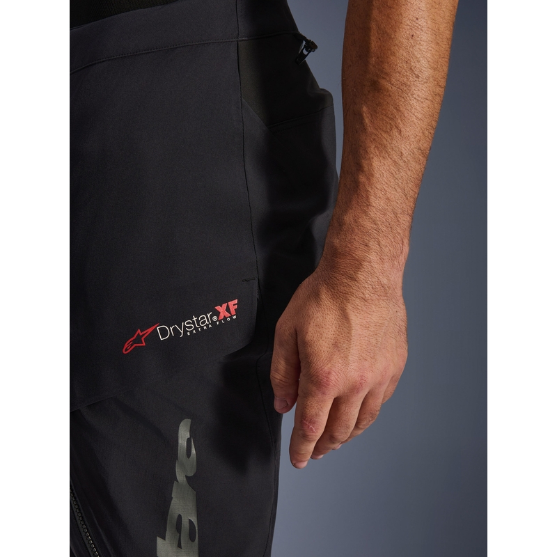 Alpinestars Halo PRO Drystar XF Motorradhose schwarz-dunkelgrau-rot