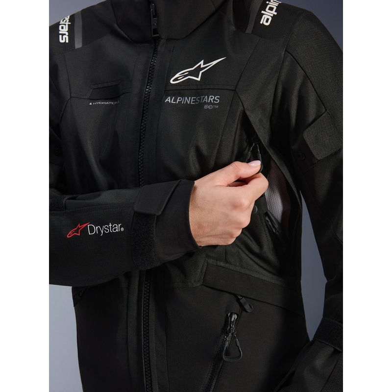Alpinestars Stella Andes V4 Drystar Damen-Motorradjacke Schwarz