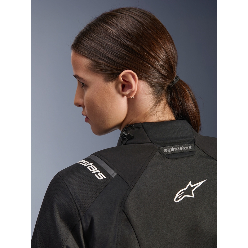 Alpinestars Stella Andes V4 Drystar Damen-Motorradjacke Schwarz