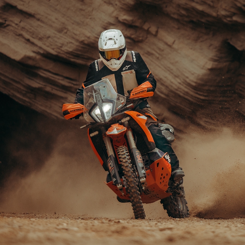 Alpinestars Andes V4 Drystar Motorradjacke Creme-Hellbraun-Schwarz-Fluo-Orange