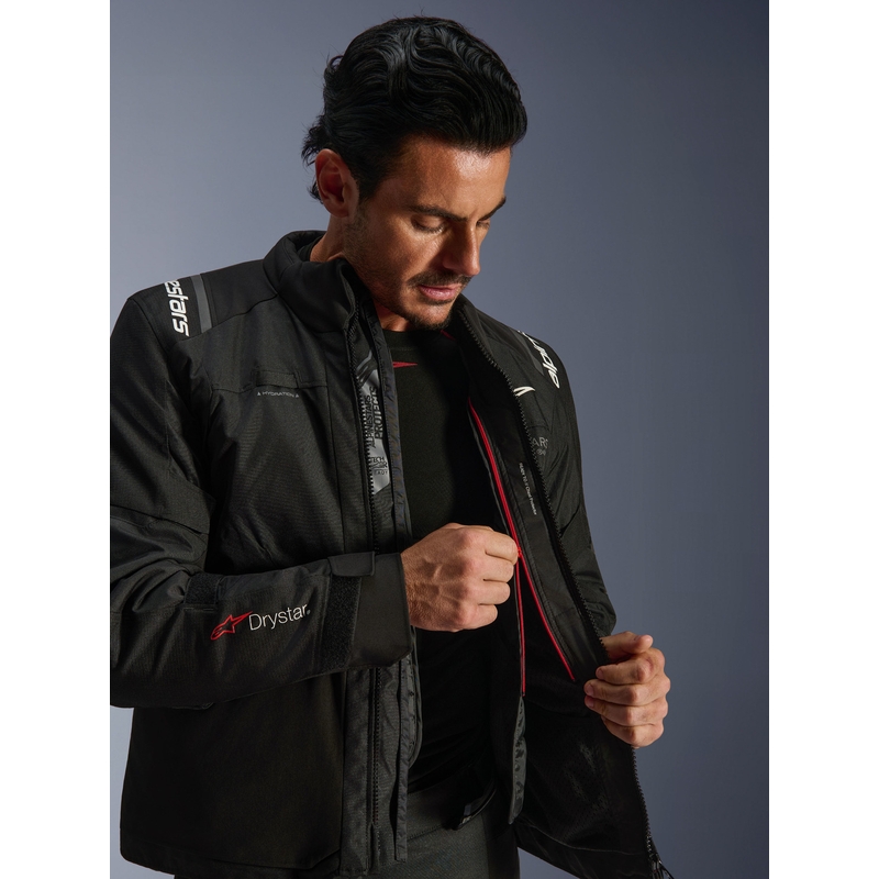 Alpinestars Andes V4 Drystar Motorradjacke Schwarz