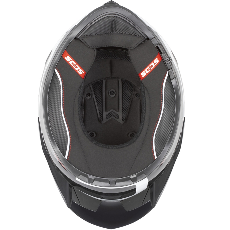 Cassida Integral GTS 2.1 Mega Integralhelm für Motorräder, schwarz-rosa-weiß-vanillefarben