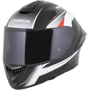 Cassida Integral GTS 2.1 Mega Integralhelm, schwarz-weiß-rot
