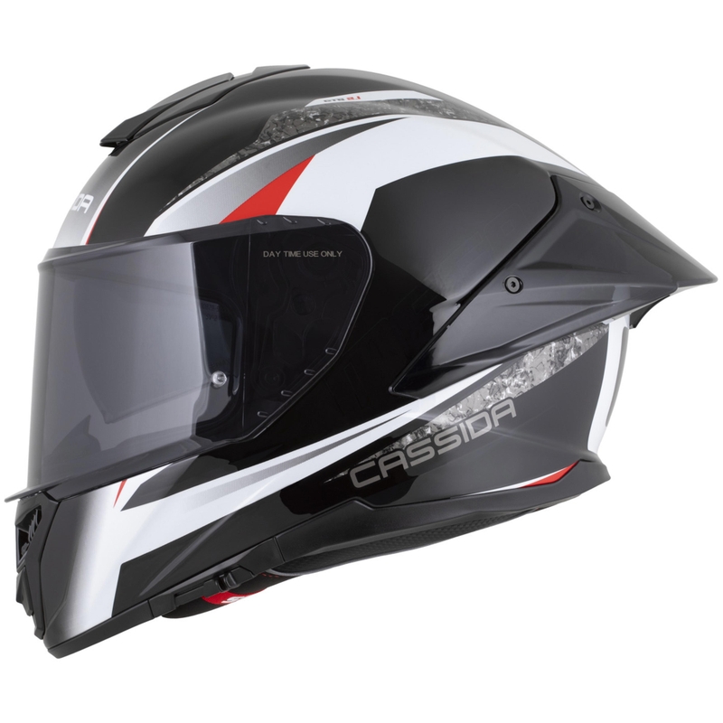Cassida Integral GTS 2.1 Mega Integralhelm, schwarz-weiß-rot